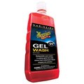 Meguiars Wax Gel, 16 Ounce Bottle, Removes Boat Scum/ Dirt/ Salt Spray/ Grime/ Bird Droppings/ Fresh Contaminants M5416